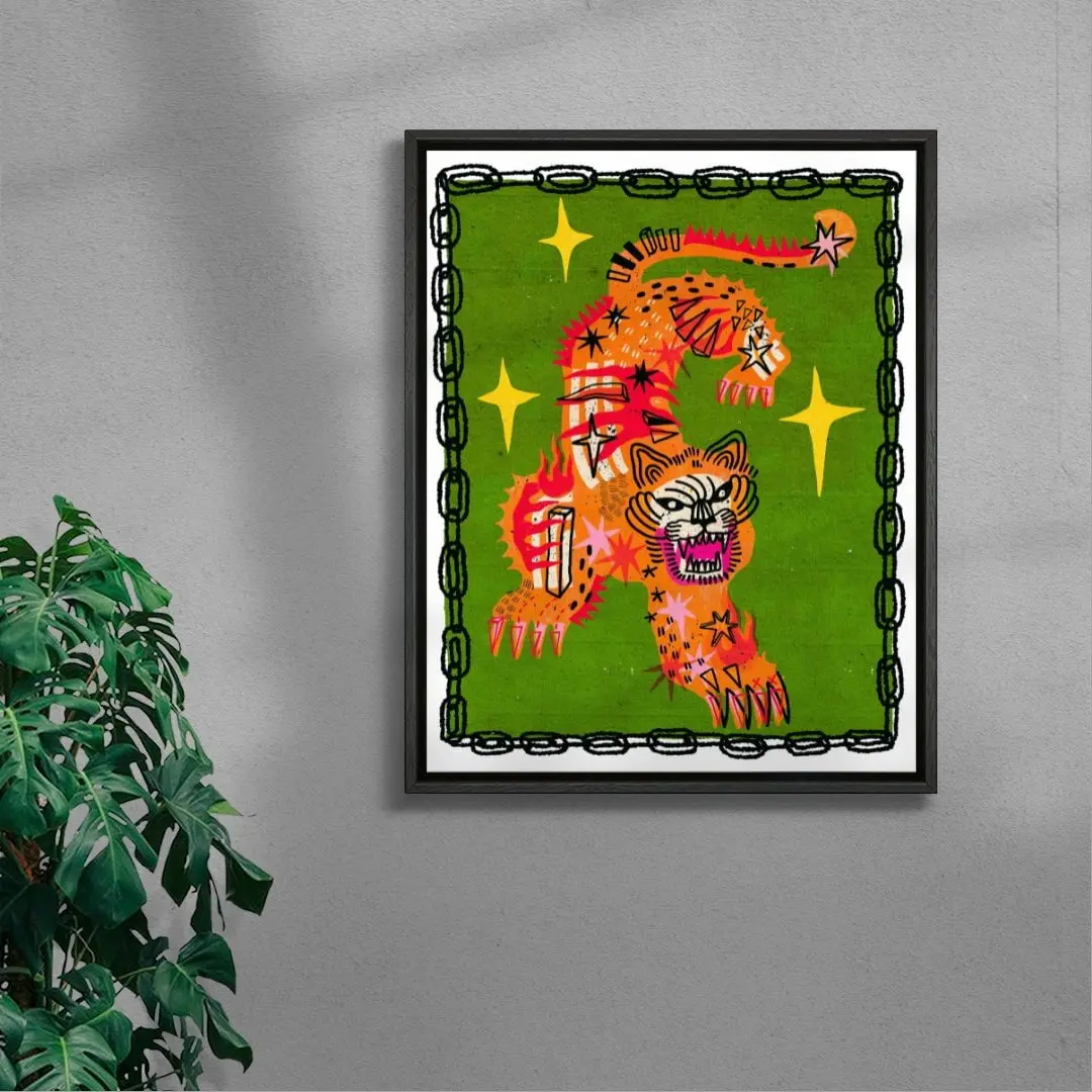 Tiger In Green