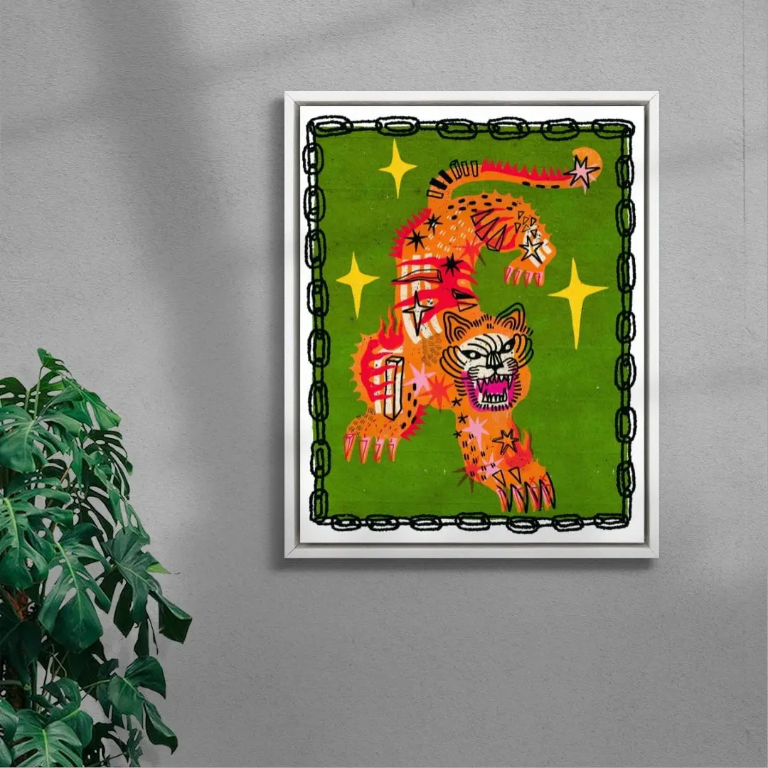Tiger In Green