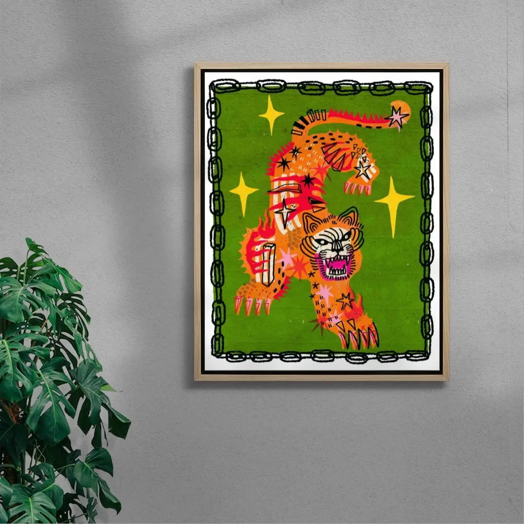 Tiger In Green