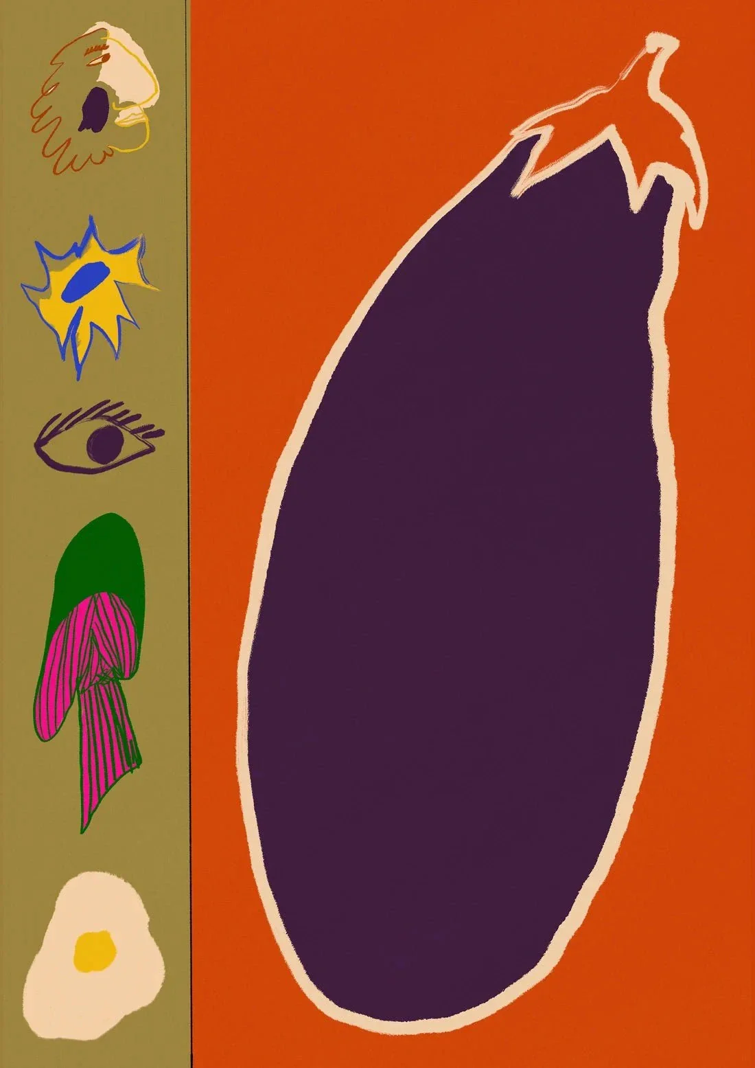 Aubergine Slice