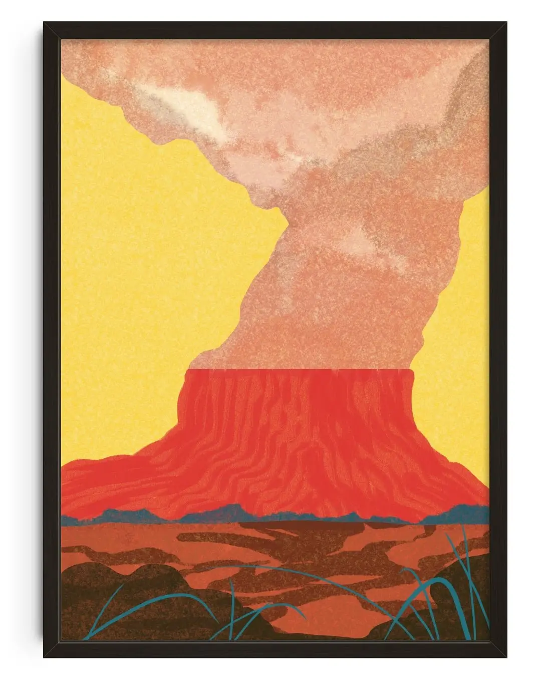 Red Volcano