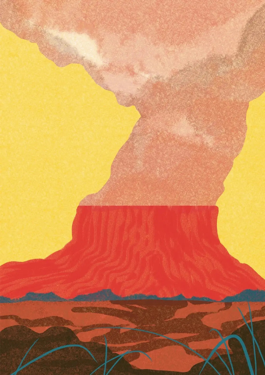 Red Volcano