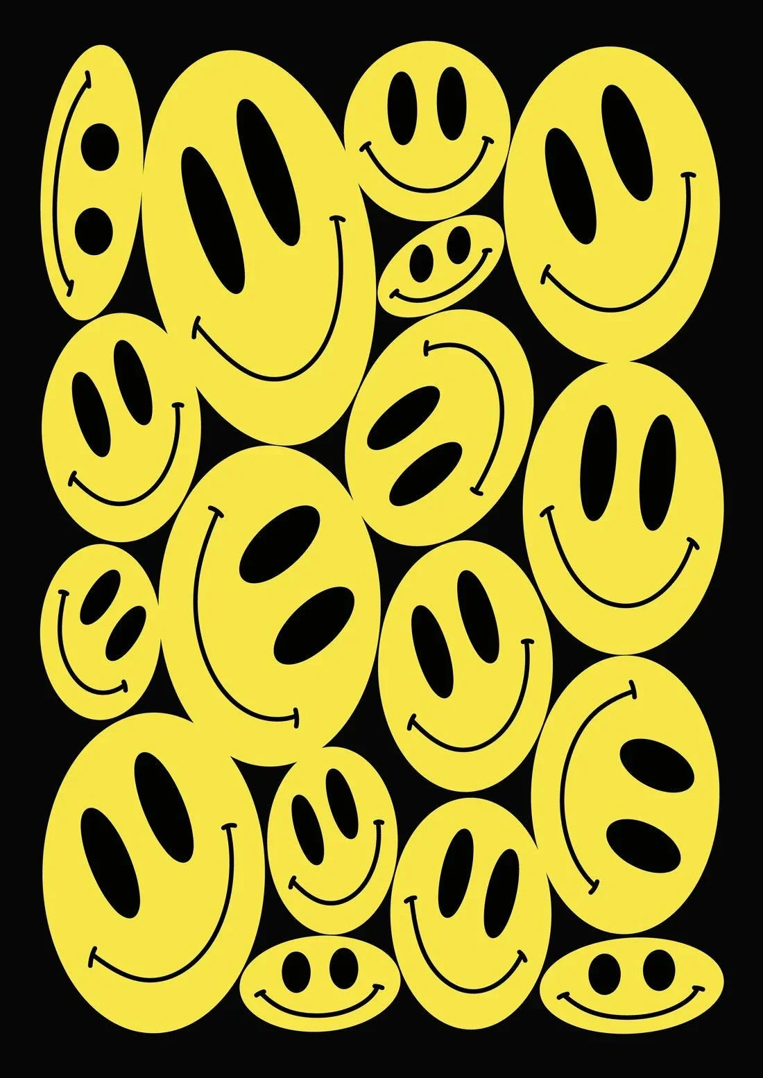 Happy smiley composition