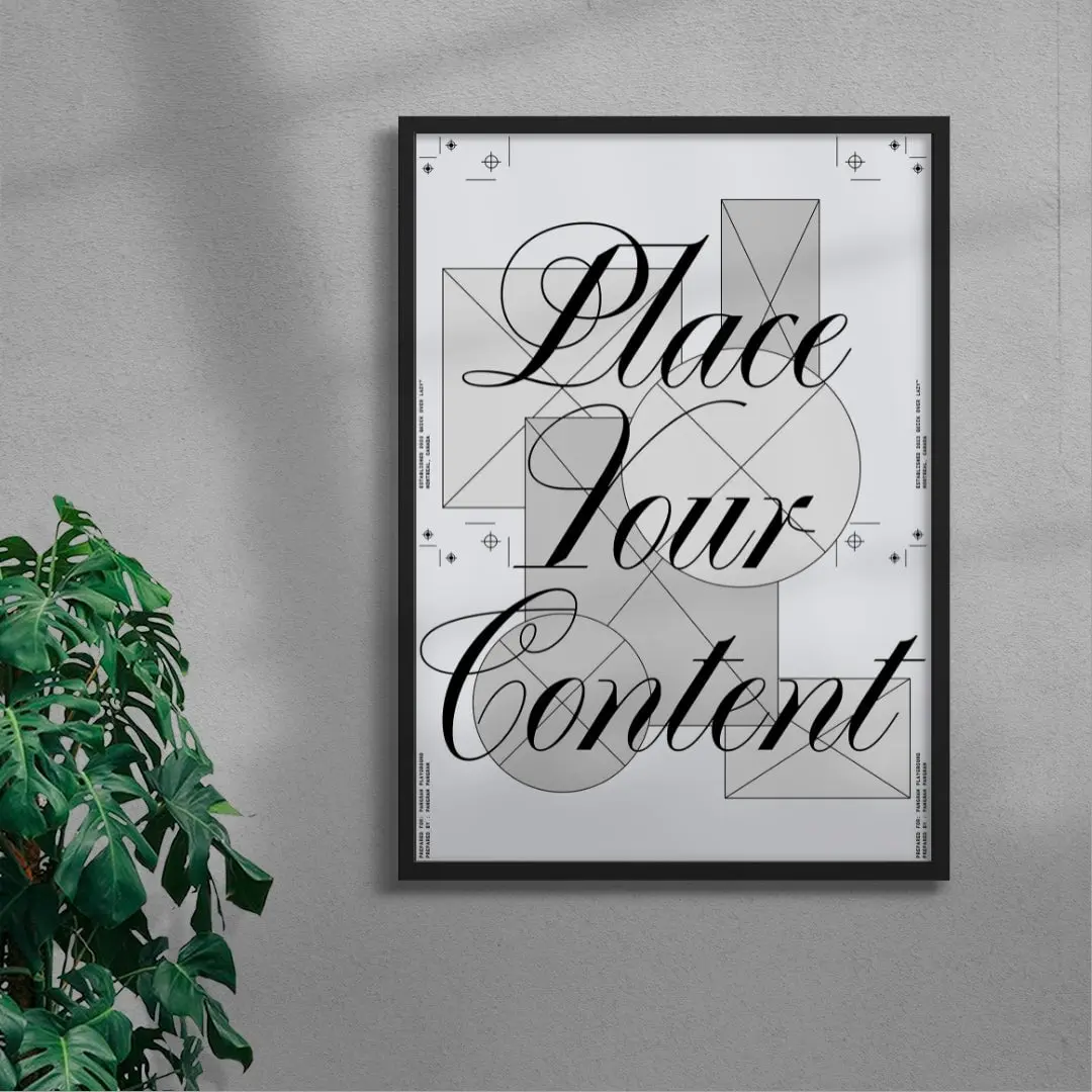 Place your content