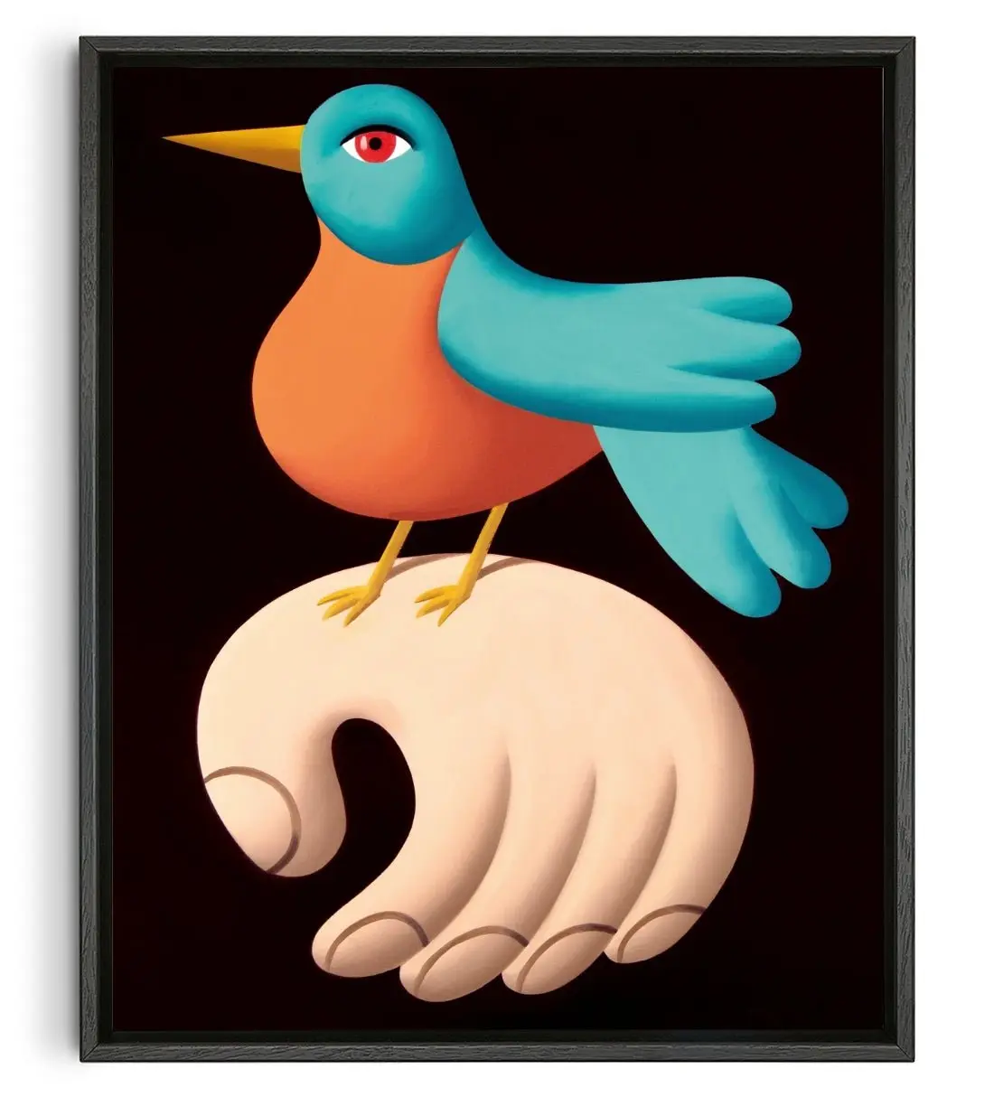Bird on hand