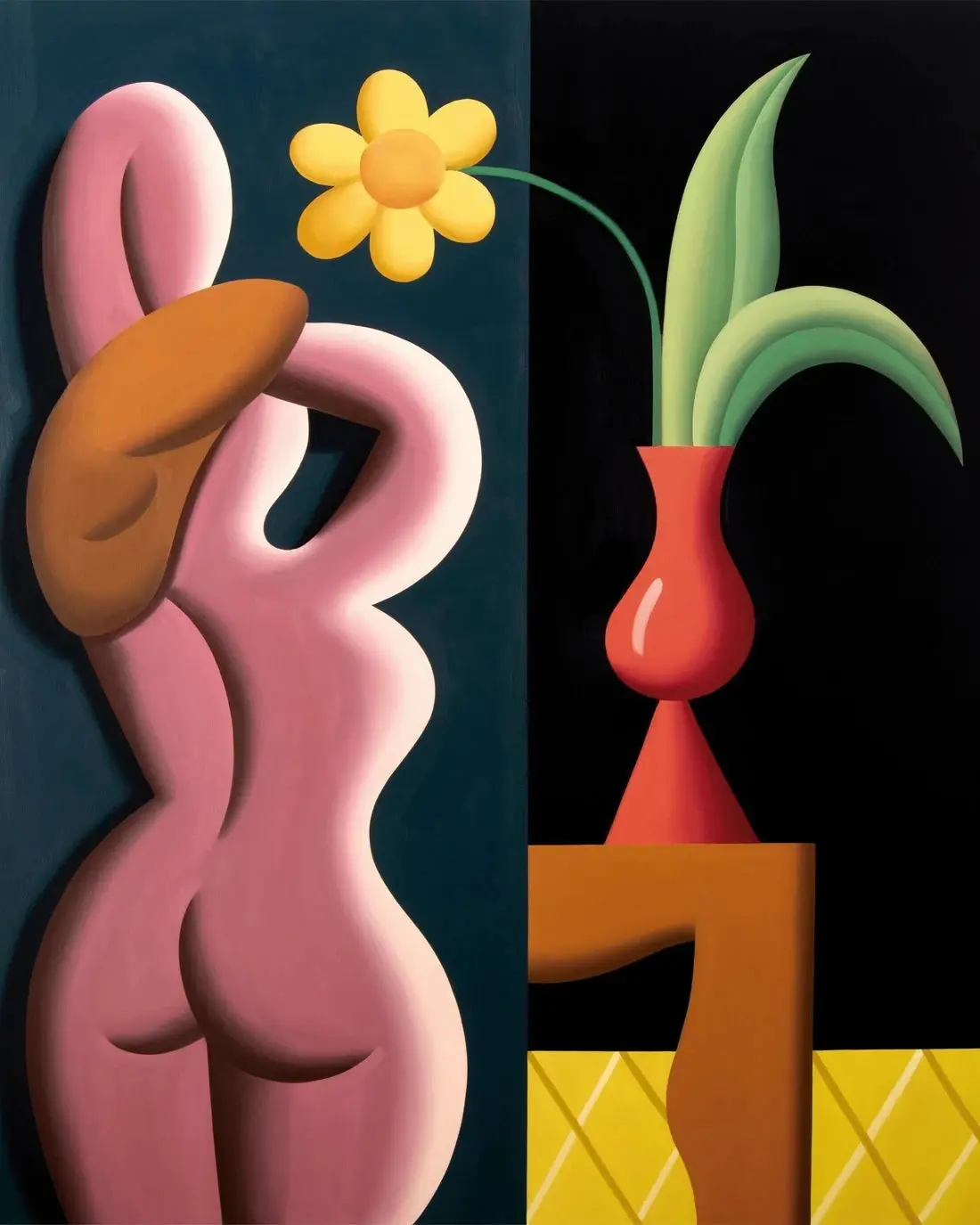 Nude And A Vase