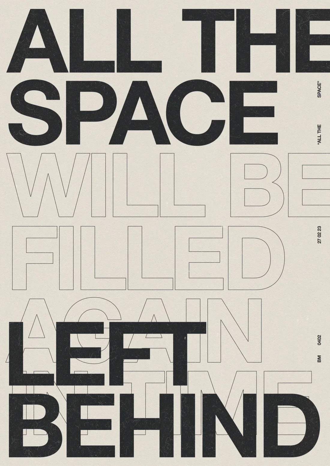 ALL THE SPACE