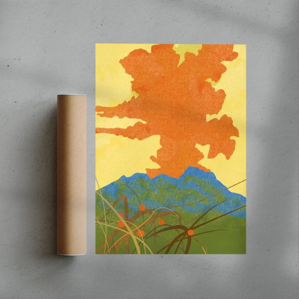 Orange Volcano