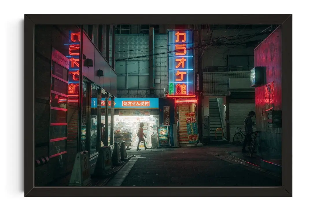 Neon Japanese Alleyway