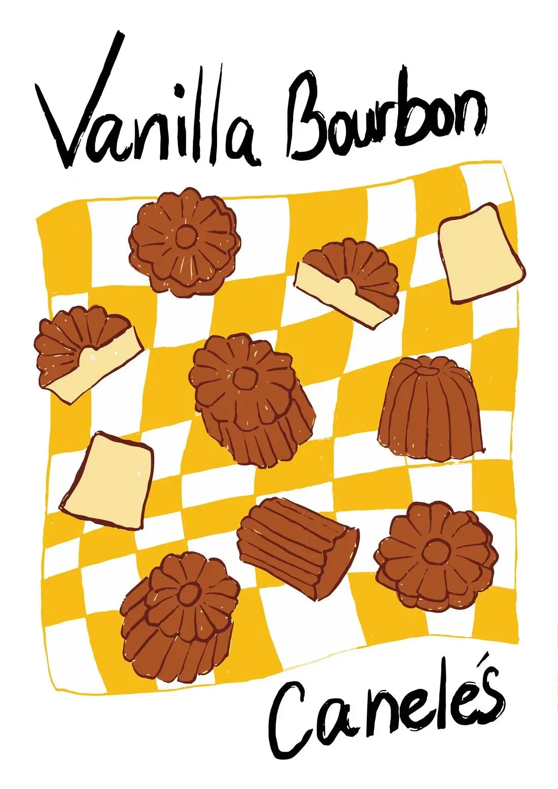 Vanilla Bourbon Caneles