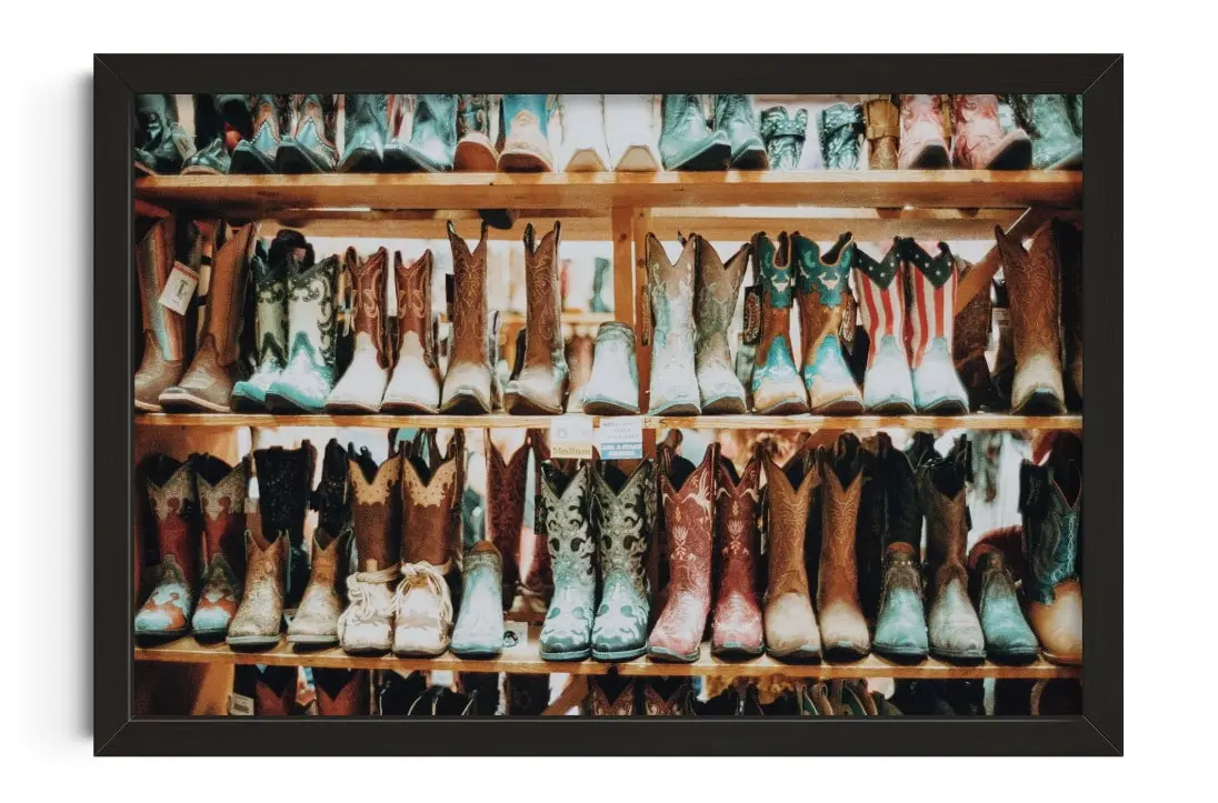 Wall Of Boots
