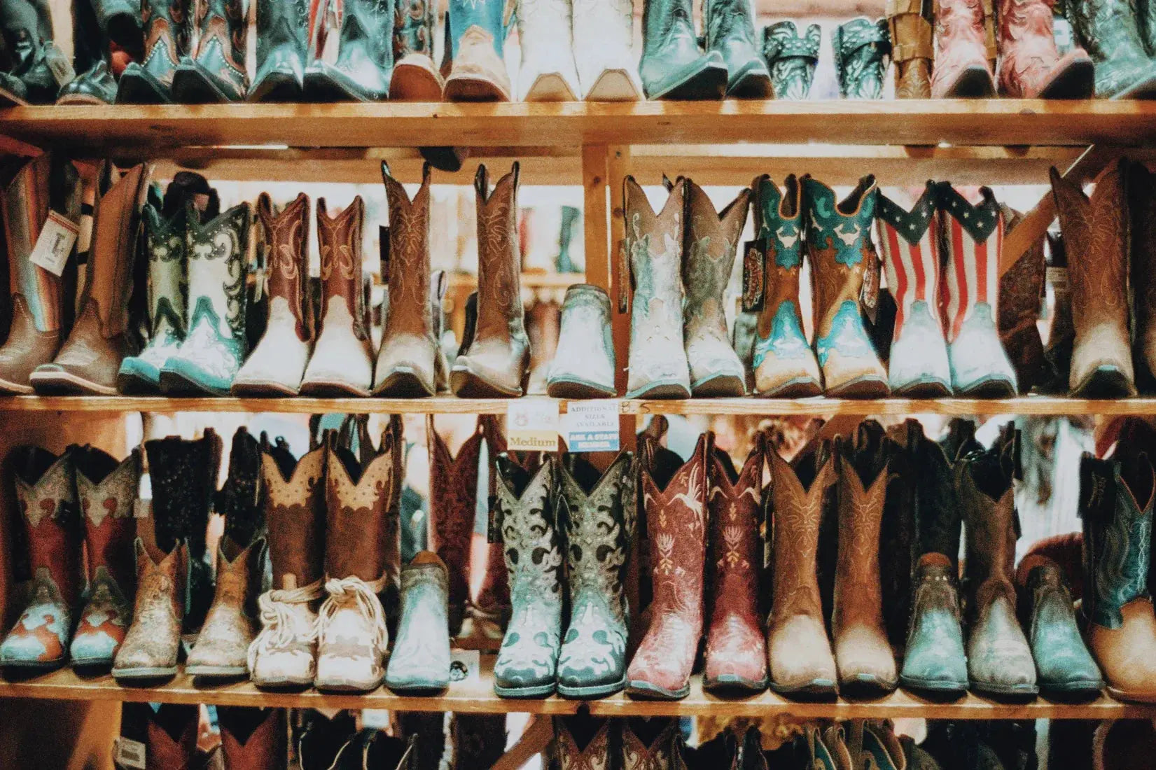 Wall Of Boots