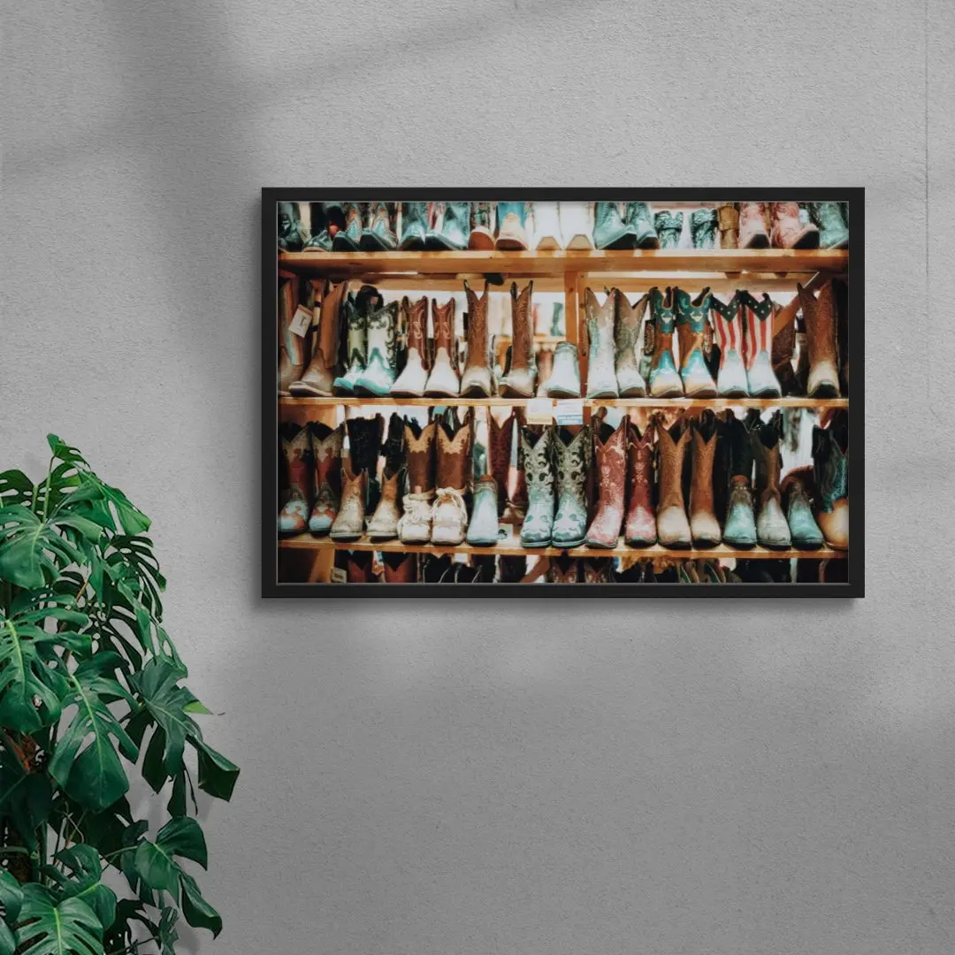 Wall Of Boots