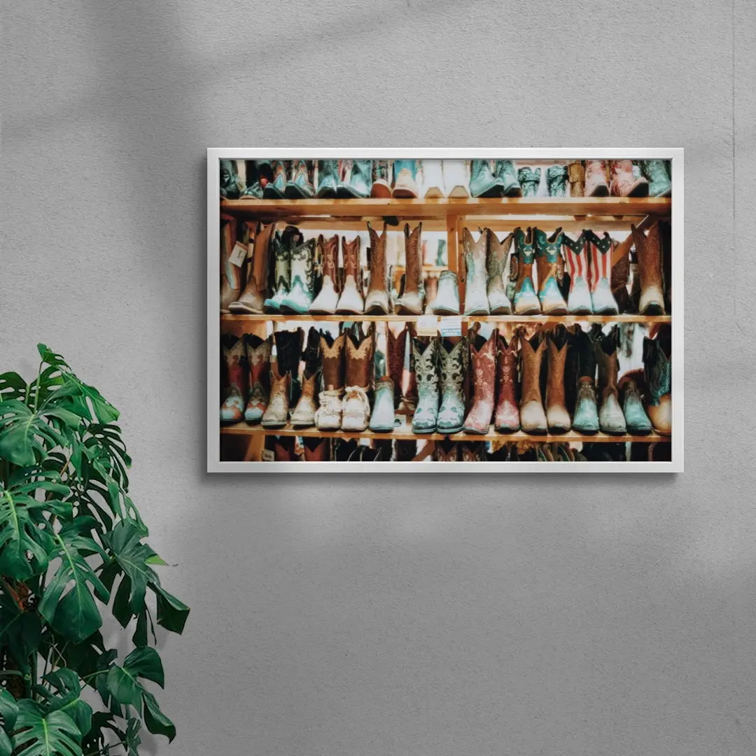 Wall Of Boots
