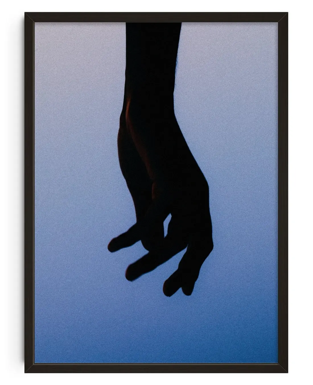 Reaching.