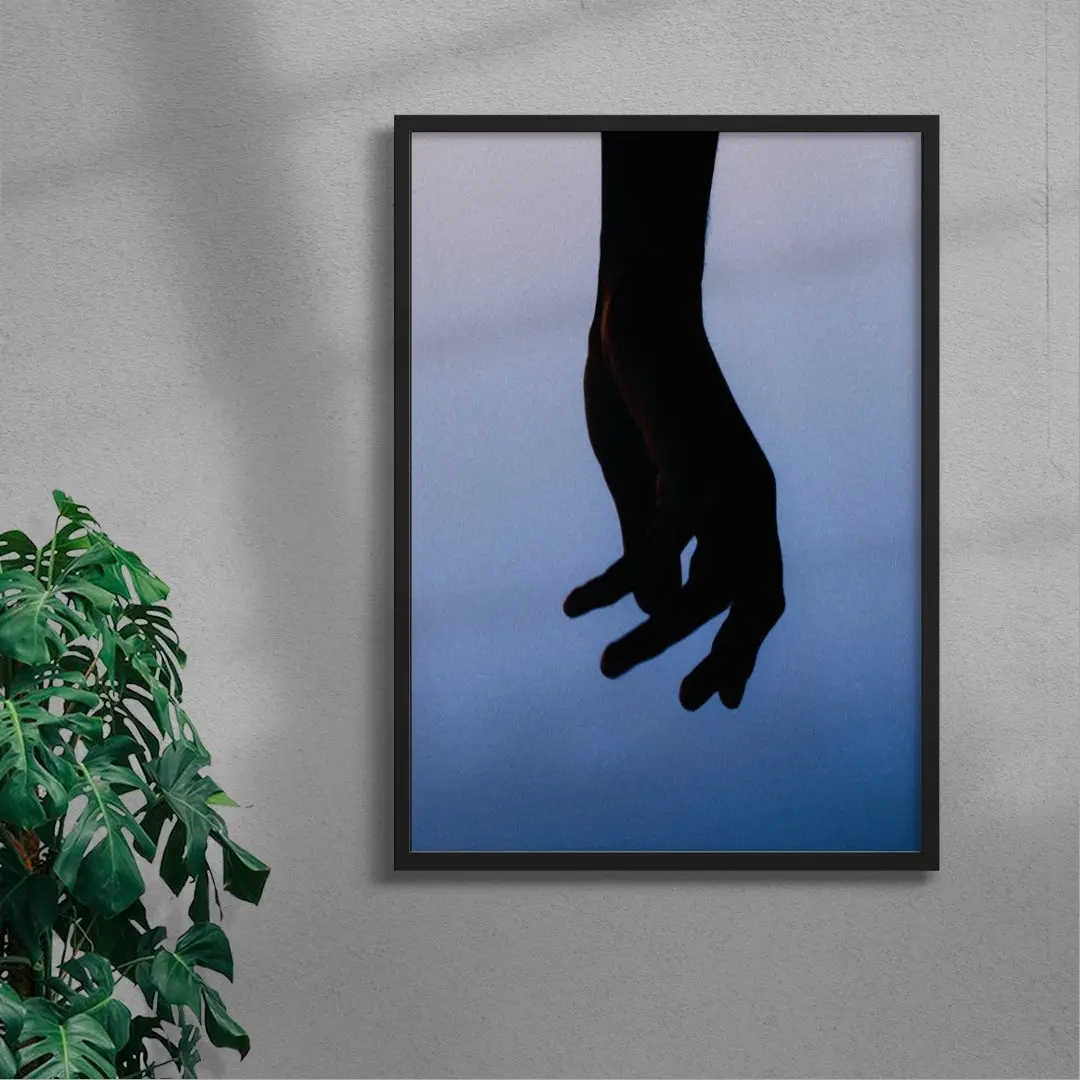 Reaching.