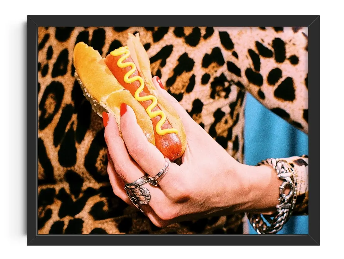 Bitten Hot Dog