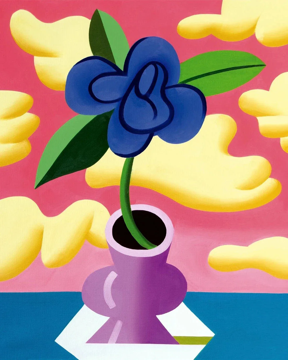 Blue flower