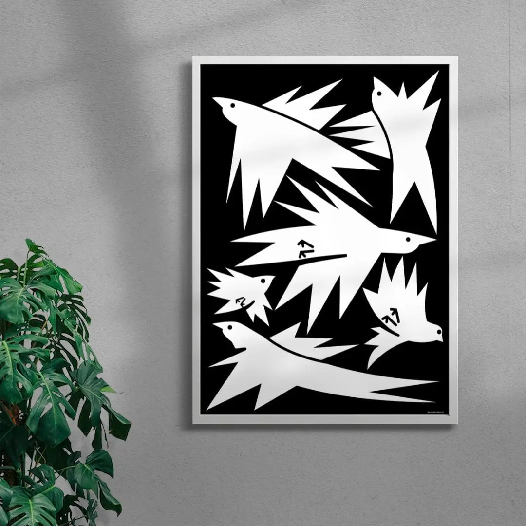 White birds
