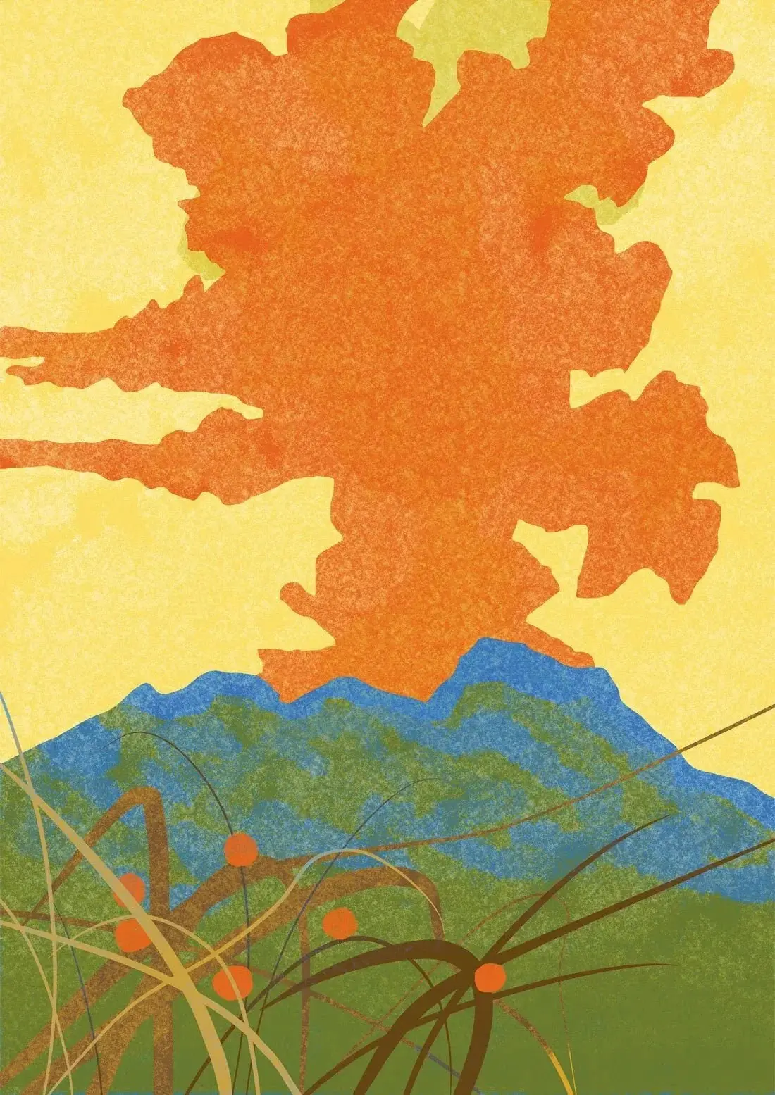 Orange Volcano