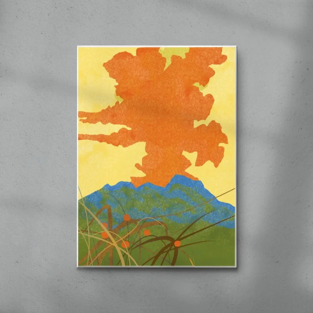 Orange Volcano