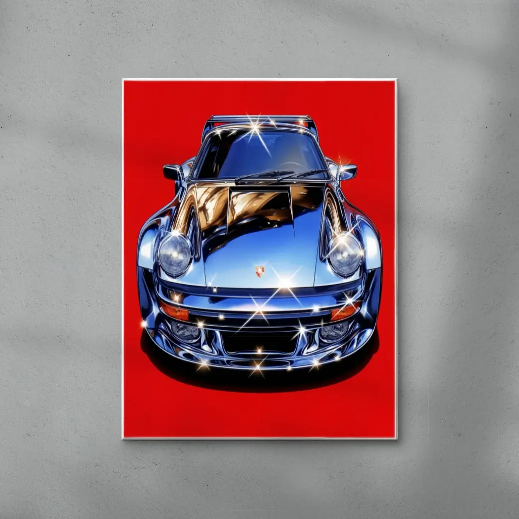 Chrome Porsche