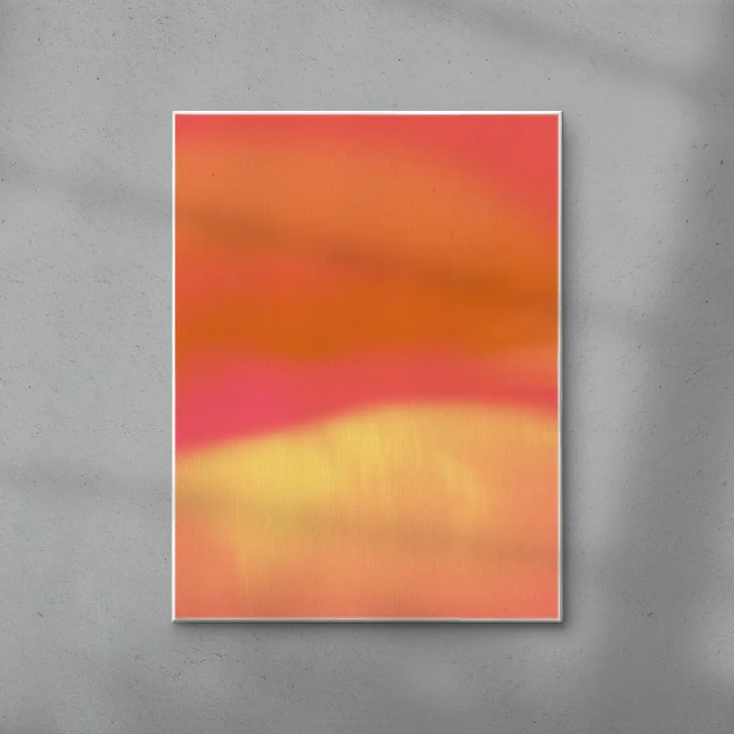 Abstract landscape in vivid colors