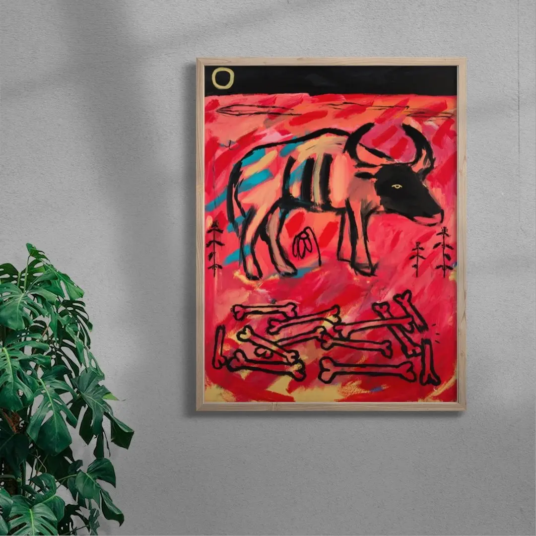 Bull and bones