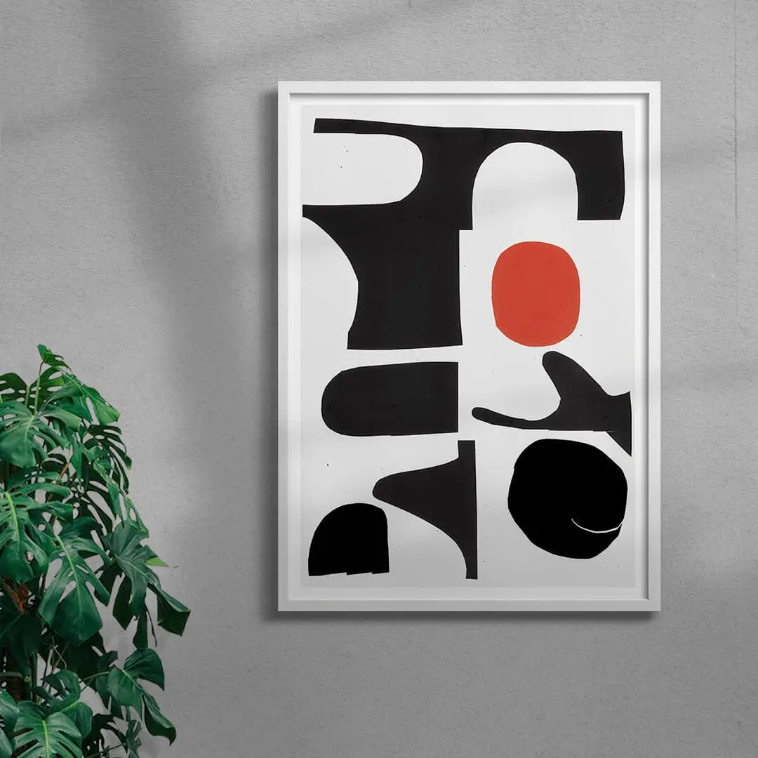 Red Sun Print