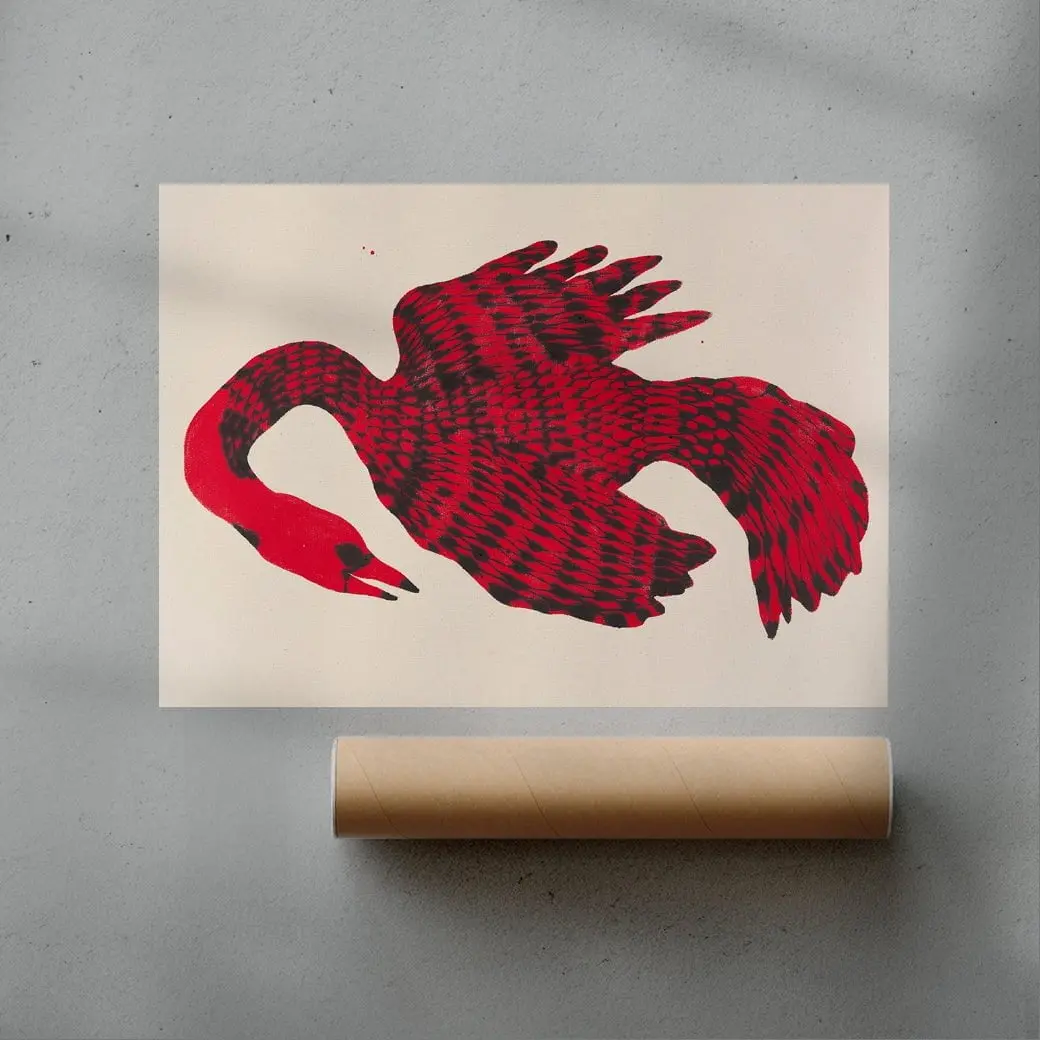 Bird In Red
