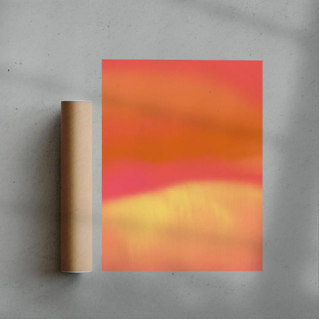Abstract landscape in vivid colors