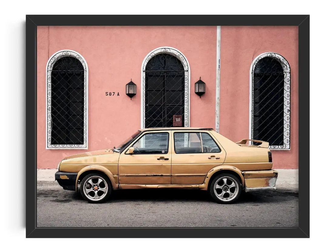 Gold Sedan