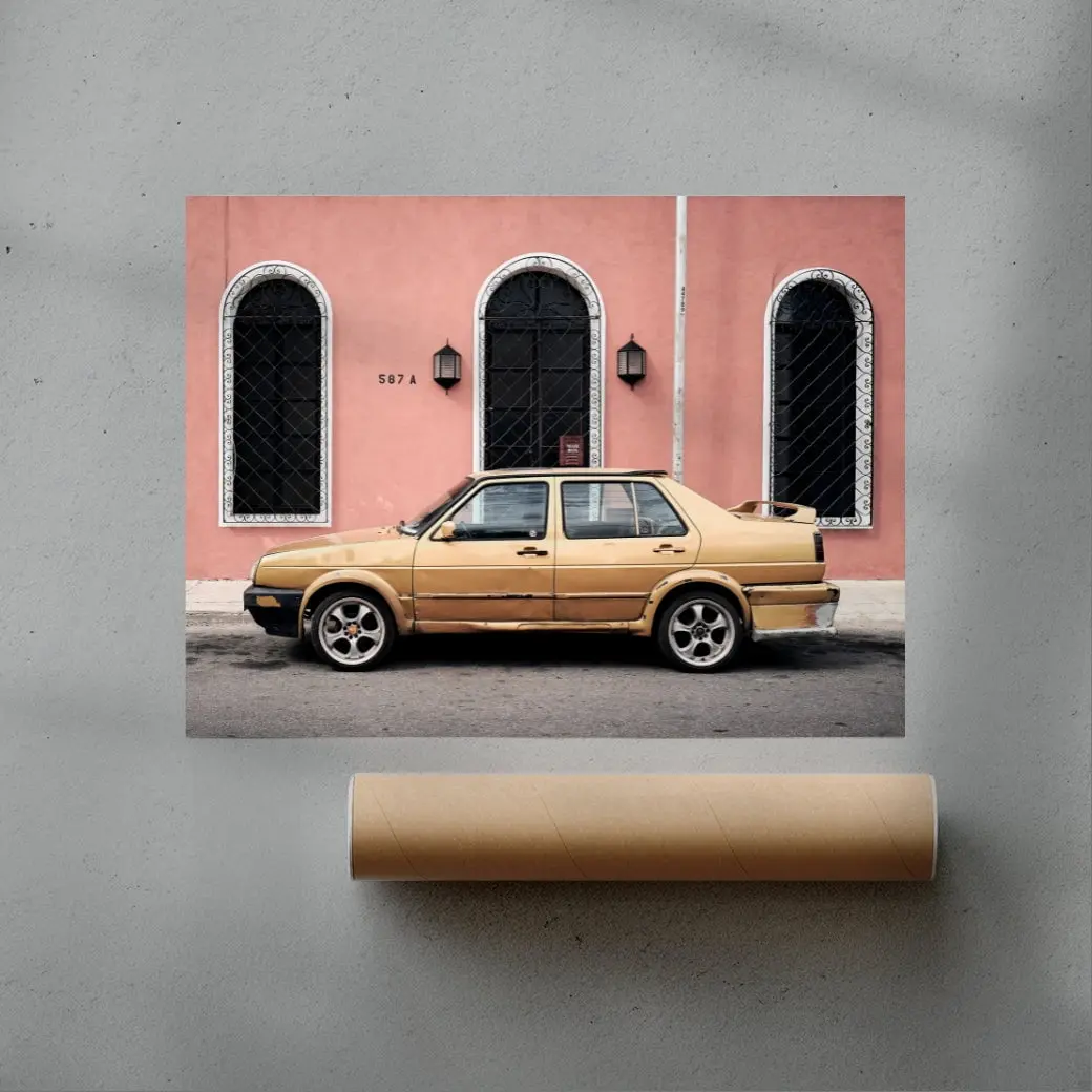 Gold Sedan