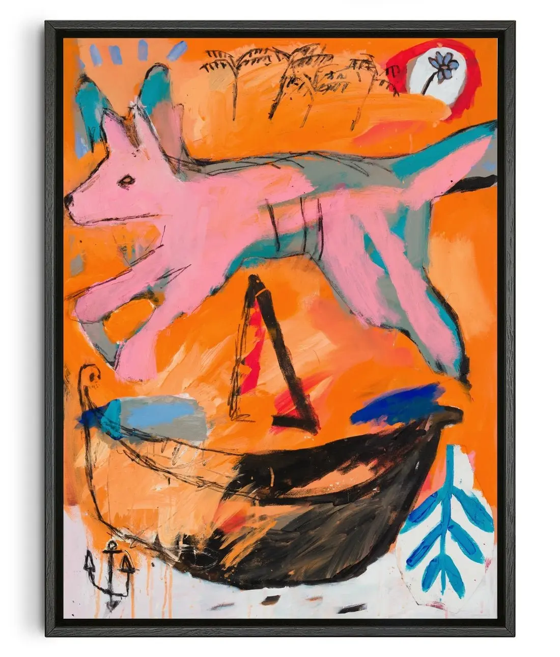 The leaping fox