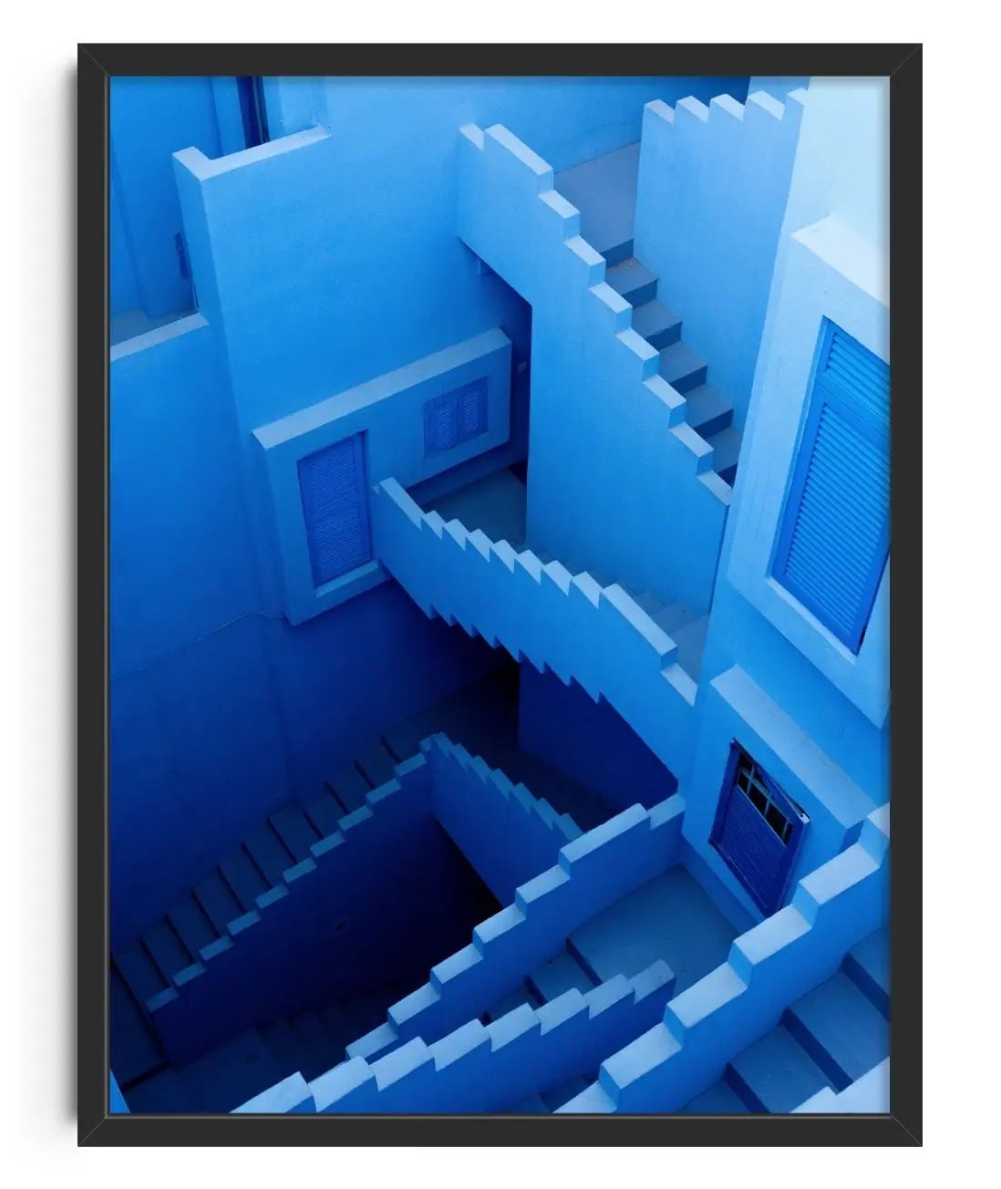 Blue Staircases