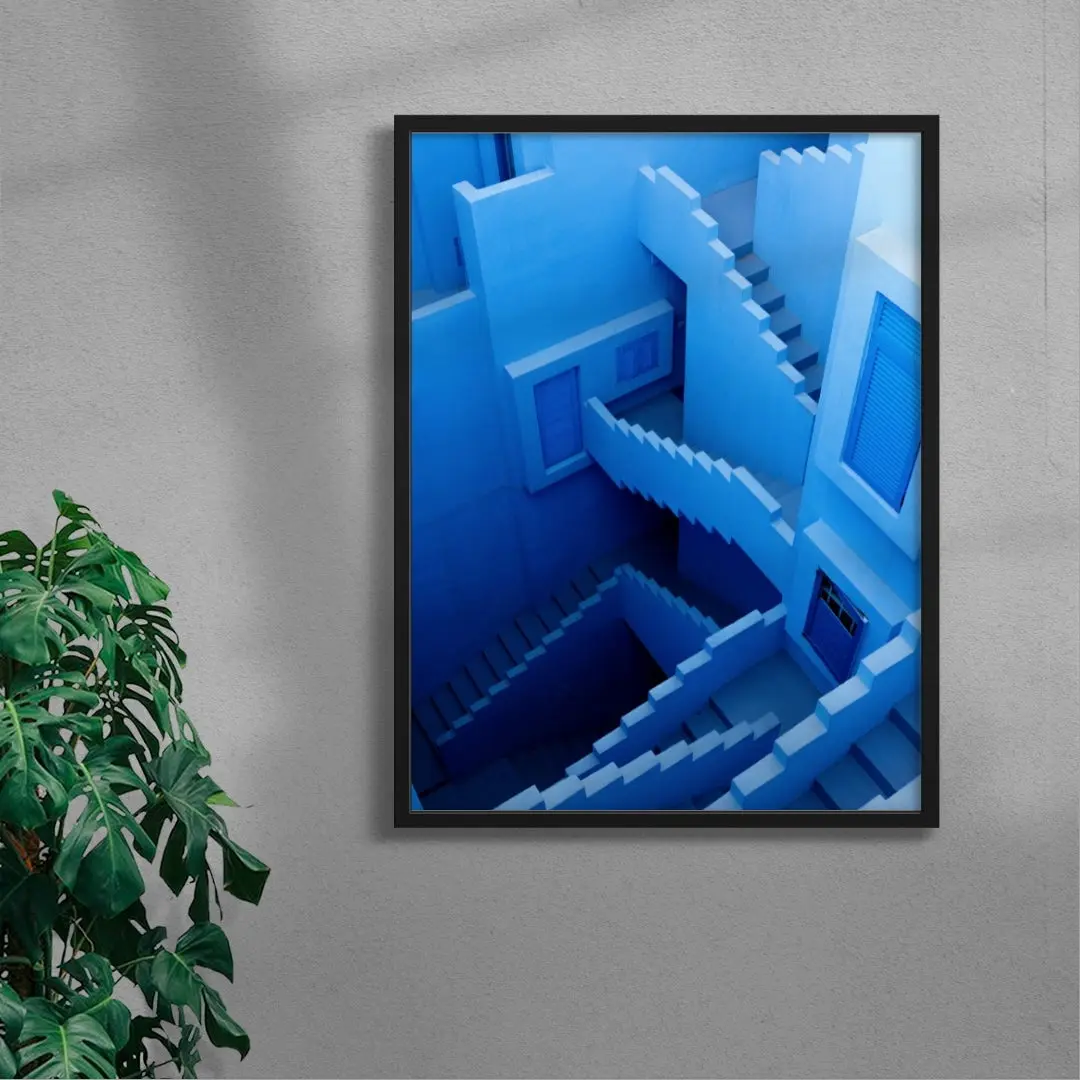 Blue Staircases
