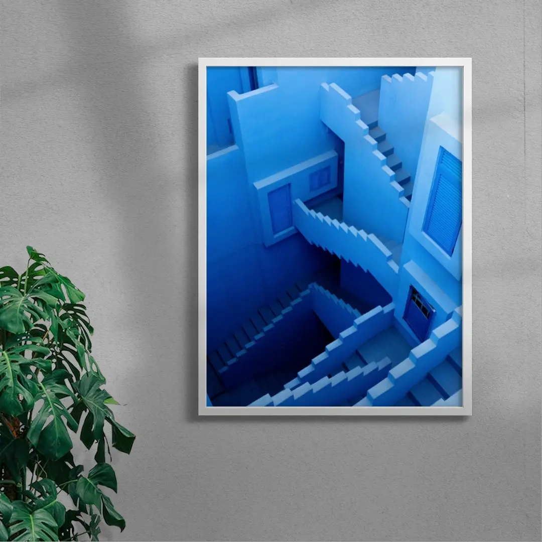 Blue Staircases