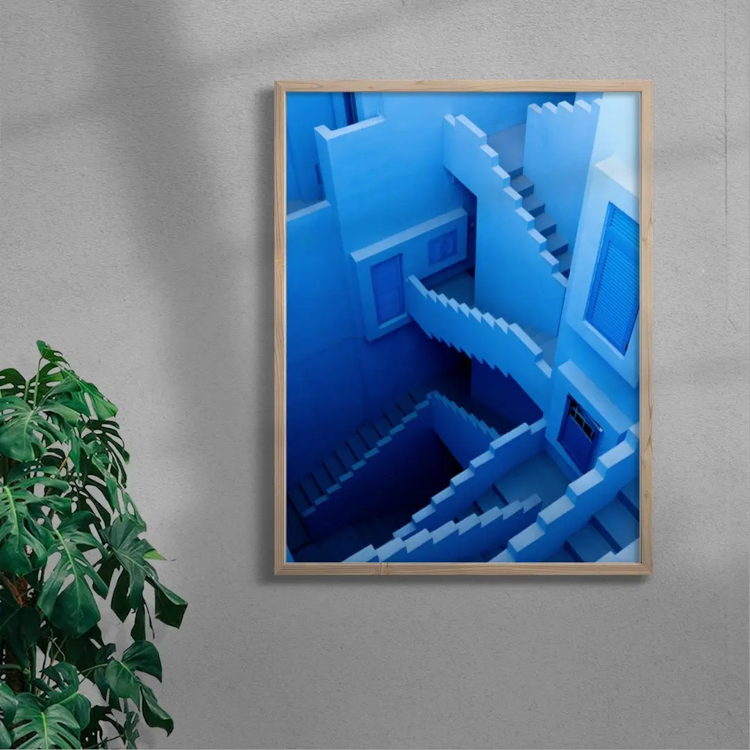 Blue Staircases