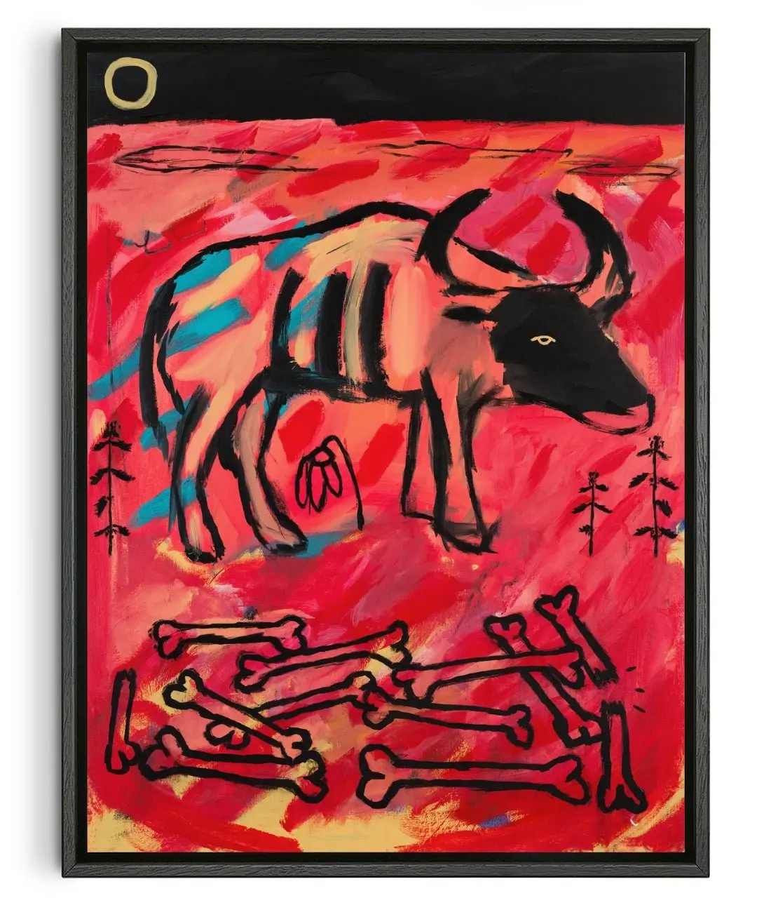 Bull and bones