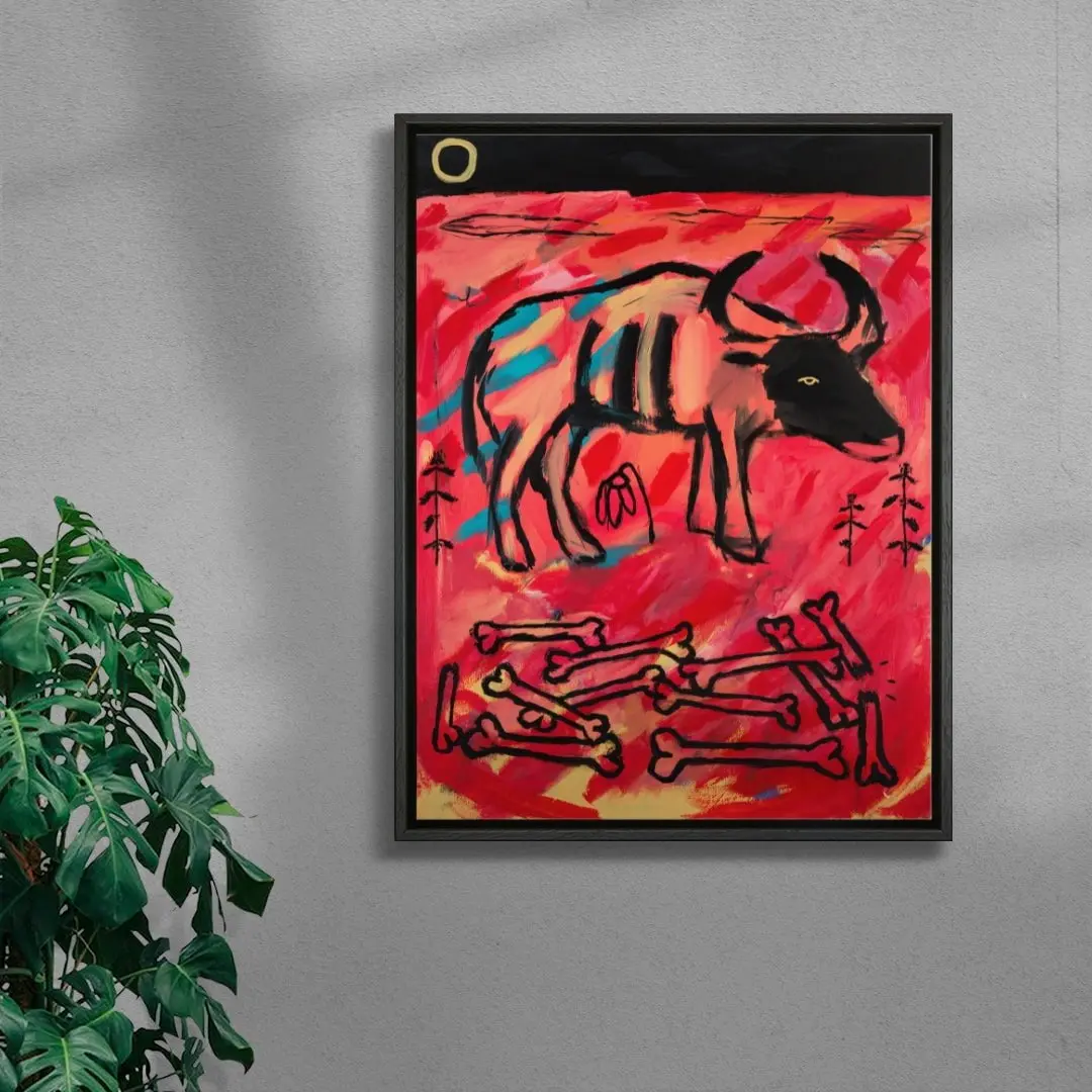 Bull and bones