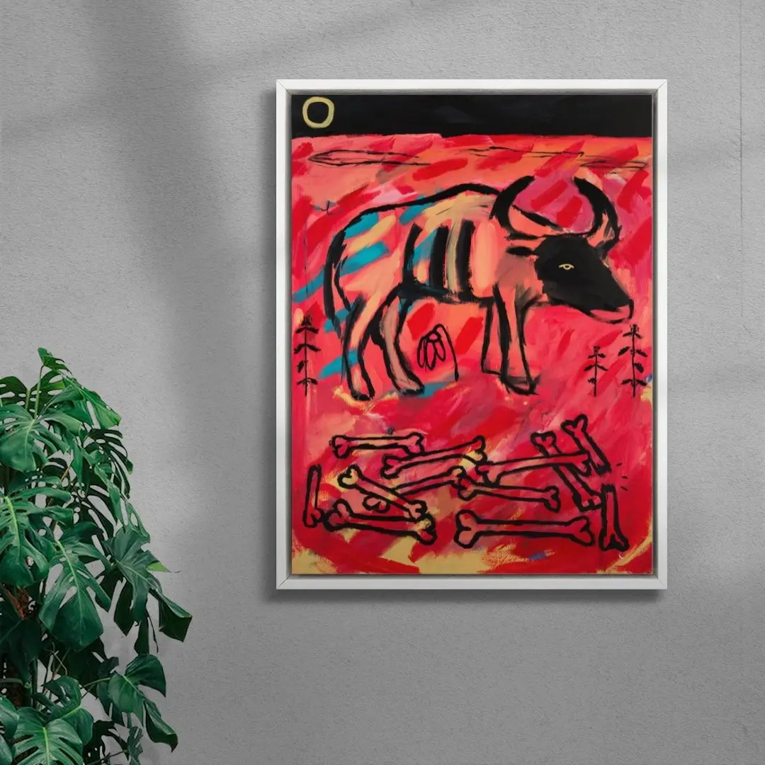 Bull and bones